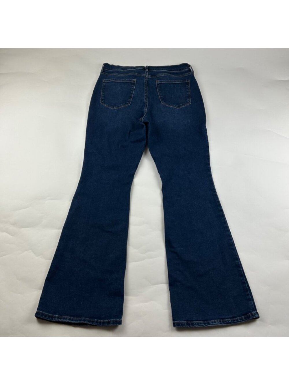 a.n.a. Dark Wash High Rise Flare Jeans 12 - Picture 5 of 6